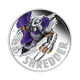 1 oz (31.10 g) silver colored coin Ninja Turtles Shredder, Tuvalu 2024