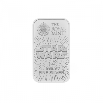1 oz (31.10 g) sidabro luitas Star wars, The Royal Mint 999.9