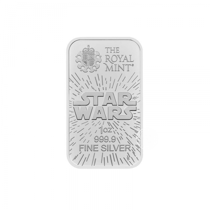 1 oz (31.10 g)  silver bar Star wars, The Royal Mint 999.9