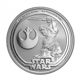1 oz (31.10 g) pièce d'argent Star Wars - Luke Skywalker, Niue 2025