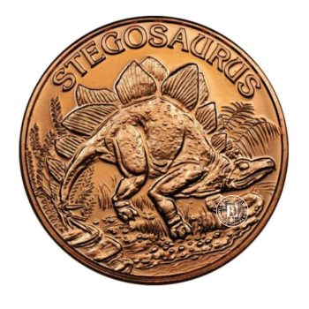 1 oz (31.10 g) Kupfermünze Stegosaurus, USA random year