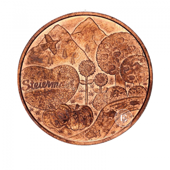 10 Eur varinė moneta Steiermark, Austrija 2012