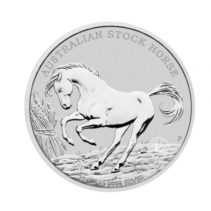 1 oz (31.10 g) sidabrinė moneta Australian Stock Horse, Australija 2017