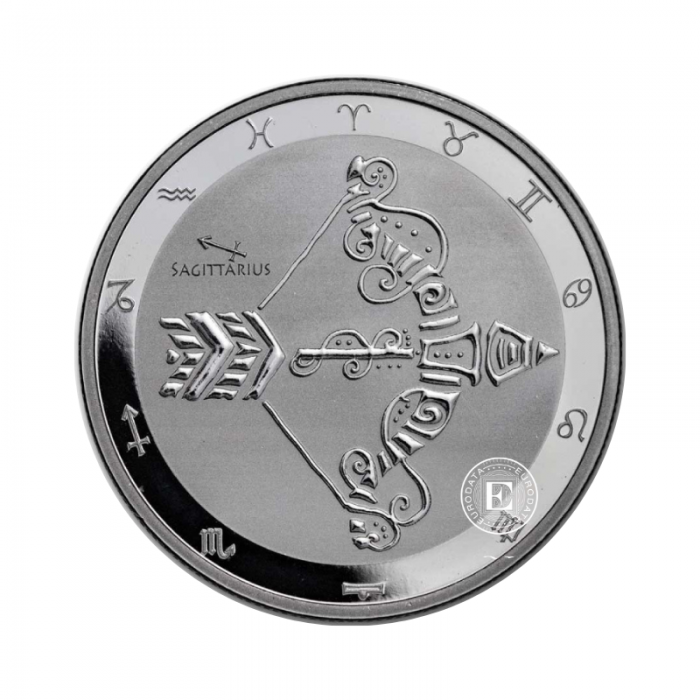 1 oz (31.10 g) sidabrinė moneta Zodiako ženklai - Šaulys (11/23 - 12/22), Tokelau 2024