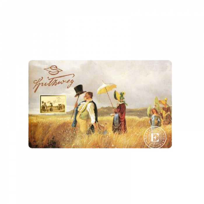 1/1000 oz Goldbarren Carl Spitzweg Paintings – Sunday Rest, Tschad