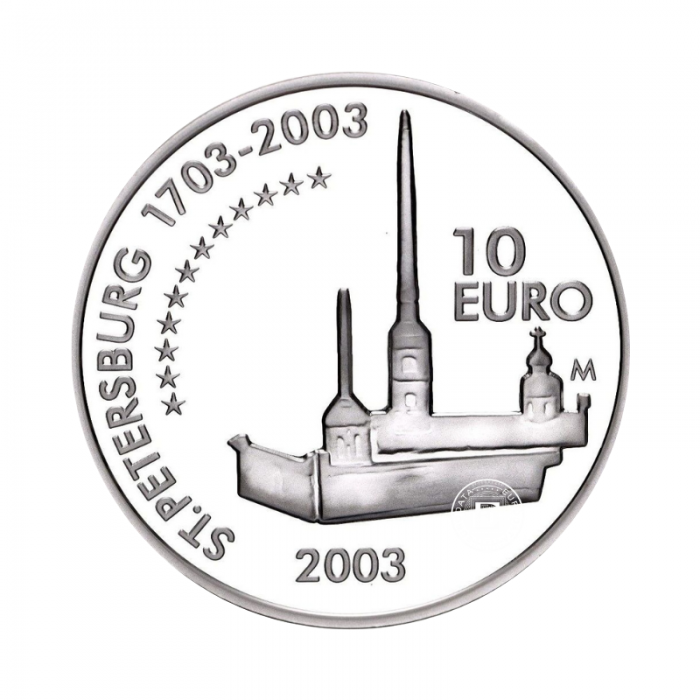 10 Eur (27.4 g) silbermünze PROOF Mannerheim, Finnland 2003
