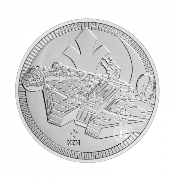 1 oz (31.10 g) silver coin Star Wars - Millennium Falcon, Niue 2021