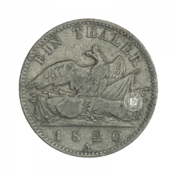 21.93 g sidabrinė moneta Taler, Vokietija 1820
