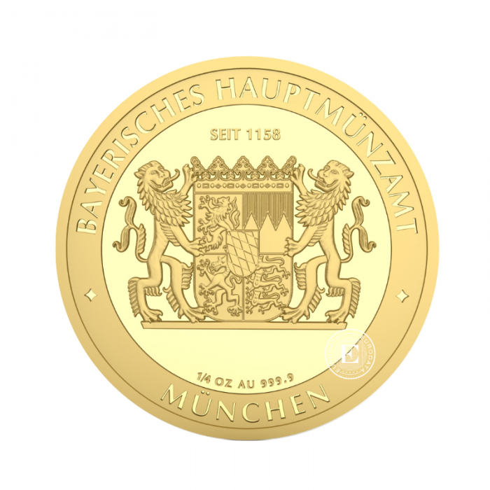 1/4 oz (7.78 g) gold coin Bavaria Thaler - Neuschwanstein Castle, Germany 2026