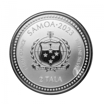 1 oz (31.10 g) silbermünze PROOF Jesus - The Teacher, Samoa 2023