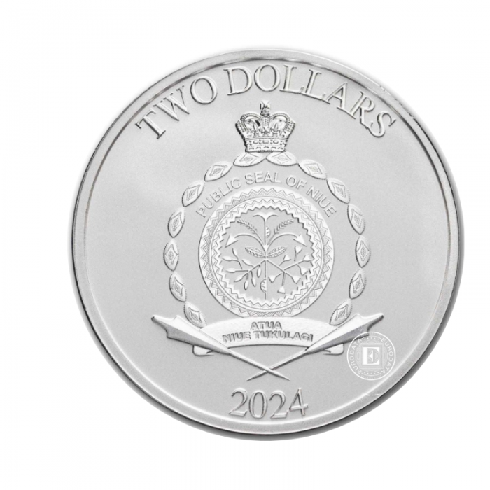 1 oz (31.10 g) silbermünze  Heroes of Greek Mythology - Theseus, Niue 2024