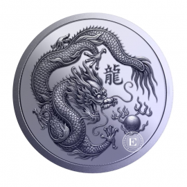 1 oz (31.10 g) Titanmünze Chinese Tian Tan Dragon, China 2026