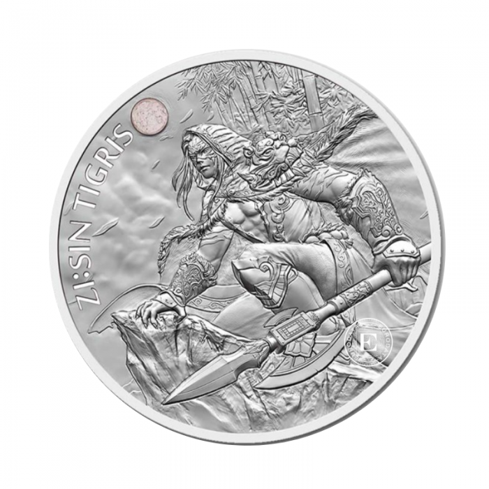 1 oz (31.10 g) silver coin Zi:Sin - Tigris, South Korea 2022