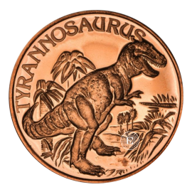 1 oz (31.10 g) varinė moneta Tyrannosaurus Rex, JAV (atsitiktiniai metai)