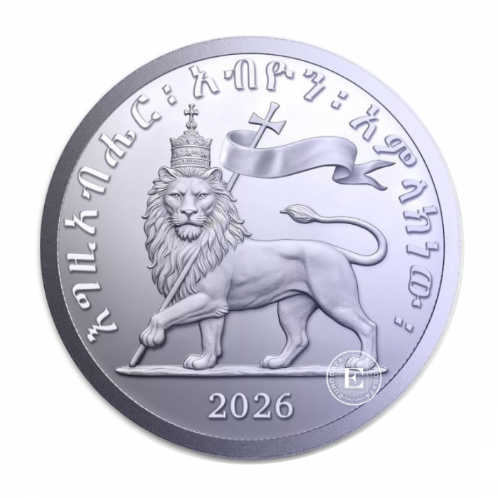 1 oz (31.10 g) titano moneta Cannabis Rastafari, JAV 2026