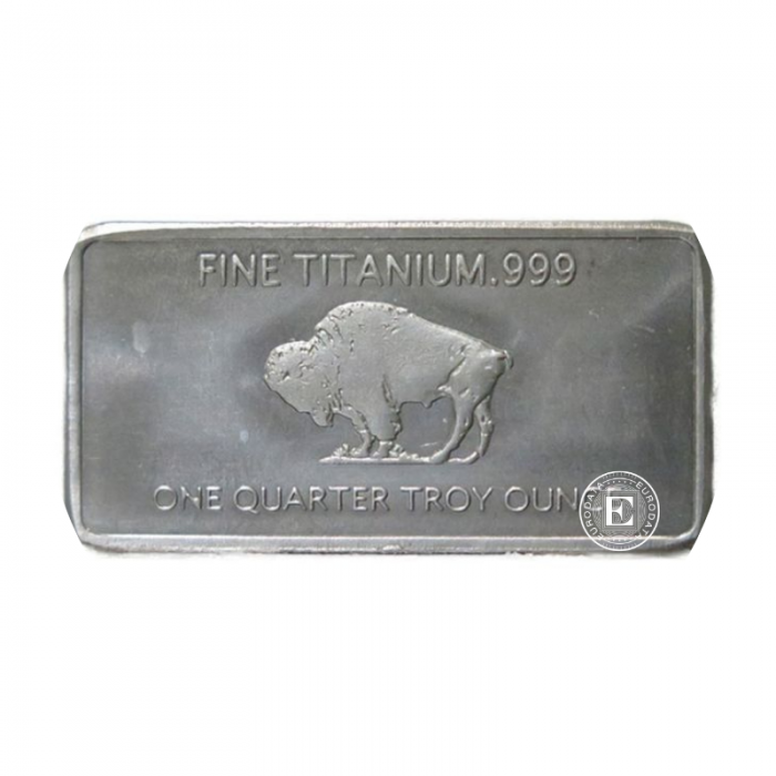 1/4 oz (7.78 g) Titanbarren Buffalo, USA