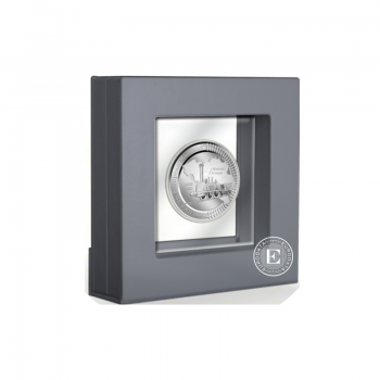 5 Eur (14.60 g) sidabrinė PROOF moneta 185-osios pirmojo traukinio Europoje metinės, Belgija 2020