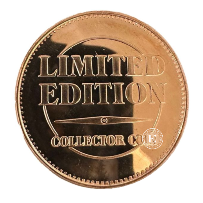 1 oz (31.10 g) miedziana moneta round The Treasure Pirates Gold, USA random year