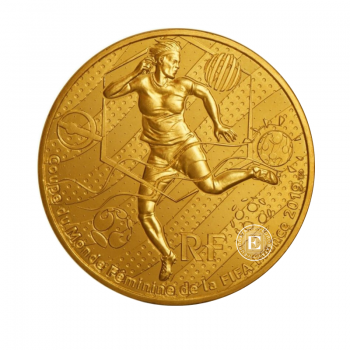 ¼ Eur moneta FIFA Women World Cup 2019 - Trick Play, Prancūzija 2019