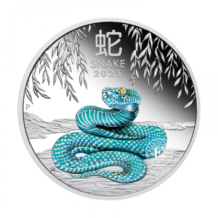 3 oz (93.30 g) ensemble de pièces PROOF d'argent Lunar III - Year of  snake, Australie 2025 (avec certificat)
