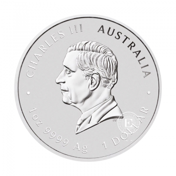 3 oz (93.30 g) sidabrinių PROOF monetų rinkinys Lunar III -  Gyvatės metai, Australija 2025 (su sertifikatu)