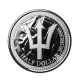 1 oz (31.10 g) Silbermünze Trident, Barbados 2024