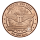 1 oz  (31.10 g) pièce de cuivre round Trump 47th President, USA random year