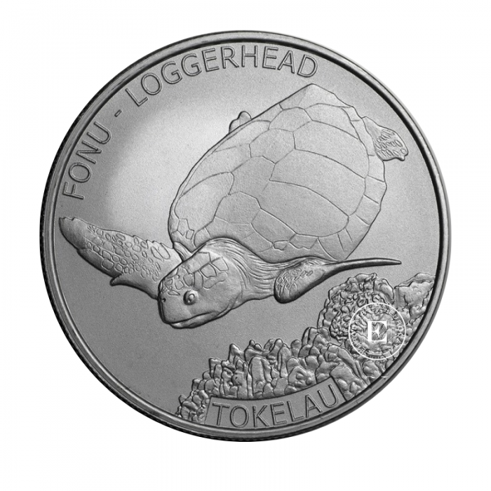 1 oz (31.10 g)  silver coin Turtle, Tokelau 2019