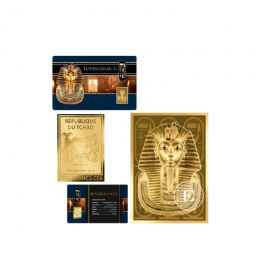 1/1000 oz Goldmünze Tutankhamun, Tschad