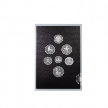 42.93 g sidabrinių PROOF monetų rinkinys Emblems of Britain, Didžioji Britanija 2008