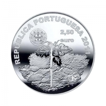2.5 Eur coin UNESCO World Heritage Sites - Landscape of the Pico Island Vineyard Culture, Portugal 2011