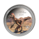 1 oz (31.10 g)  pièce coloree d'argent Prehistoric Life II - Utahraptor, République du Congo 2024