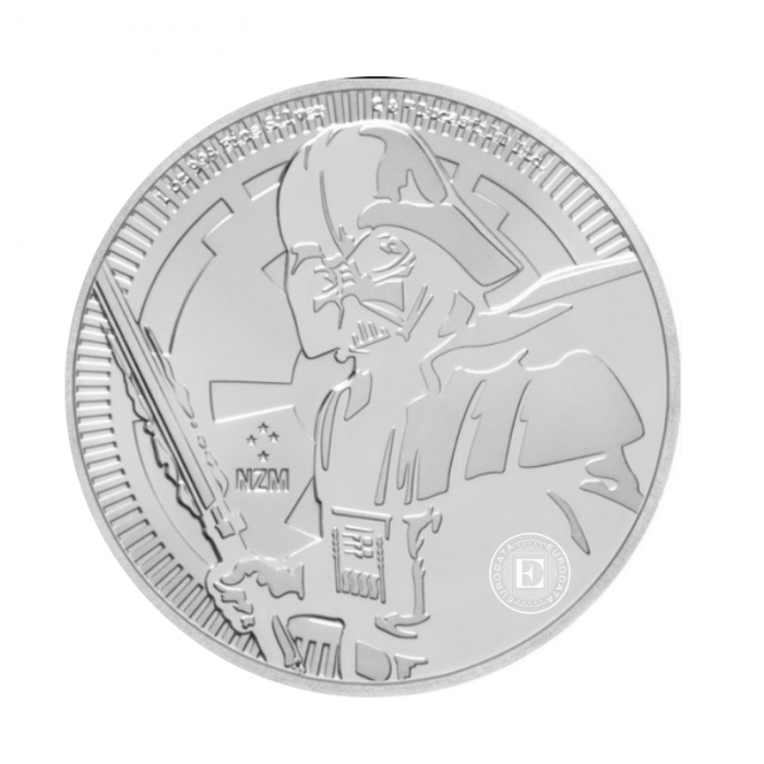 1 oz (31.10 g) silbermünze Star Wars - Darth Vader, Niue 2019