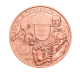 10 Eur copper coin Peace by peace, Austria 2016