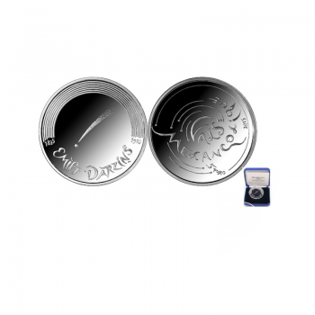 1 lato (22 g) sidabrinė PROOF moneta Melancholiškas valsas, Latvija 2015