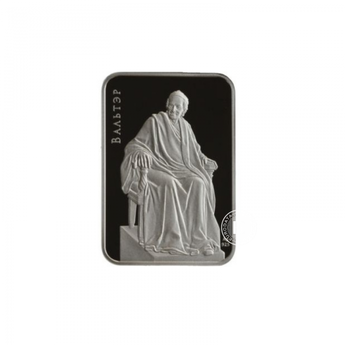 20 rubli (28.28 g) srebrna moneta Voltaite, Białoruś 2011