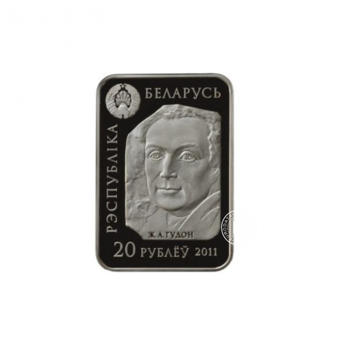 20 rubli (28.28 g) srebrna moneta Voltaite, Białoruś 2011
