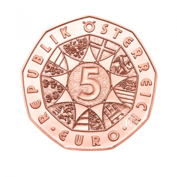 5 Eur varinė moneta Arkliai, Austrija 2020