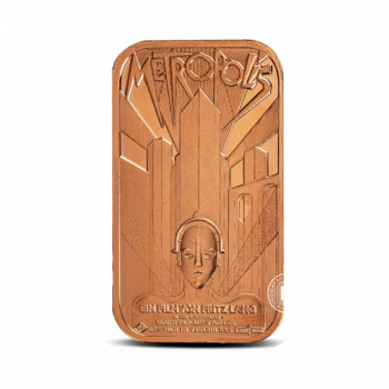 1 oz Kupferbarren Metropolis, USA 999