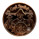 1 oz (31.10 g) Kupfermünze Pirates Captain Smollett, USA random year