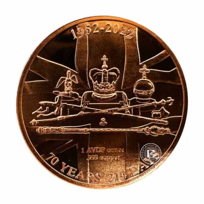 1 oz (31.10 g) varinė moneta Queen Elizabeth II, JAV (atsitiktiniai metai)