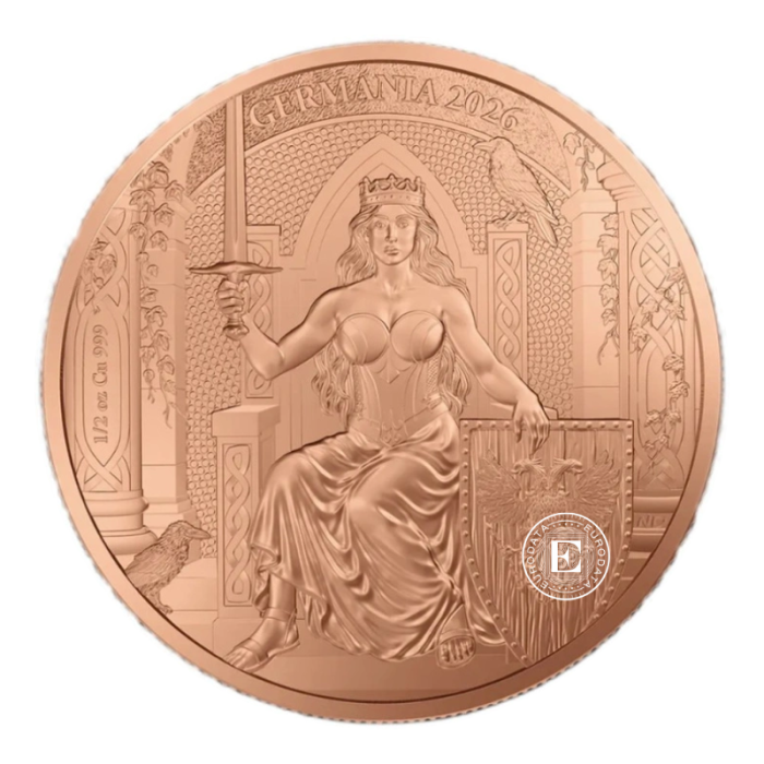 1/2 oz (15.55 g) varinė moneta Germania, Lenkija 2026