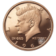 1 oz (31.10 g) varinė moneta JFK, JAV (atsitiktiniai metai)