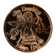 1 oz (31.10 g) varinė moneta Pirate Jim Hawkings Ships Boy, JAV (atsitiktiniai metai)