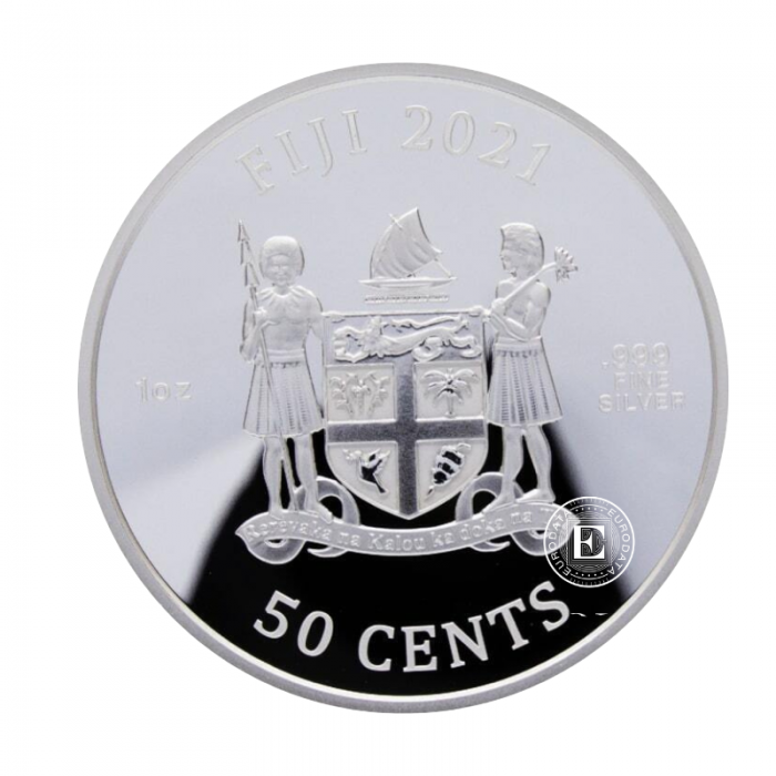 1 oz (31.10 g) pièce coloree d'argent Street Fighter - M. Bison, Fidji 2021