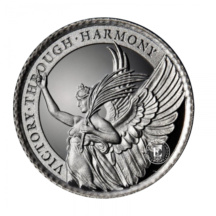 1 oz  (31.10 g) pièce d'argent The Queen´s Virtues - Victory, St. Hélène 2021