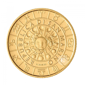 5 Eur moneta Zodiakas - Dvyniai, San Marinas 2019