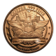 1 oz copper round Walking Liberty, USA (random year)