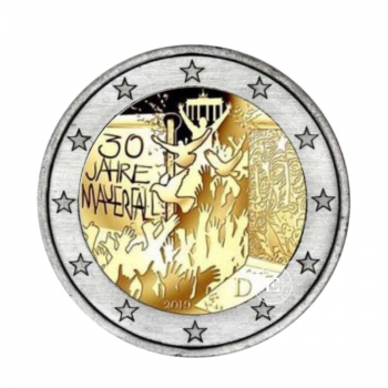  2 Eur pièce  30th anniversary of the fall of the Berlin wall, Allemagne 2019