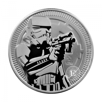 1 oz (31.10 g) silbermünze Star Wars - Stormtrooper, Niue 2018